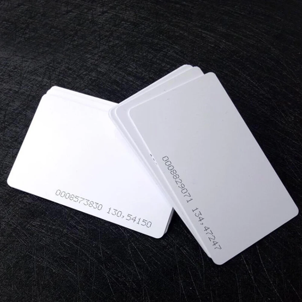 100 шт./лот RFID 125 кГц 13 56 МГц вход EM карты ID IC карта для контроля доступа времени