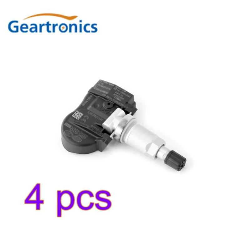 

4Pcs Tire Pressure Sensors For HYUNDAI KIA High Quality TPMS Sensor Replace 529333N100 / 52933B1100 Car Accessories TPMS Valve