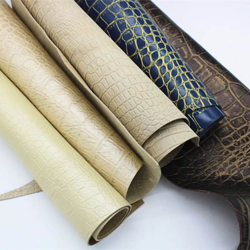 Сумка-рюкзак ручной работы из воловьей кожи с тиснением под крокодиловую кожу