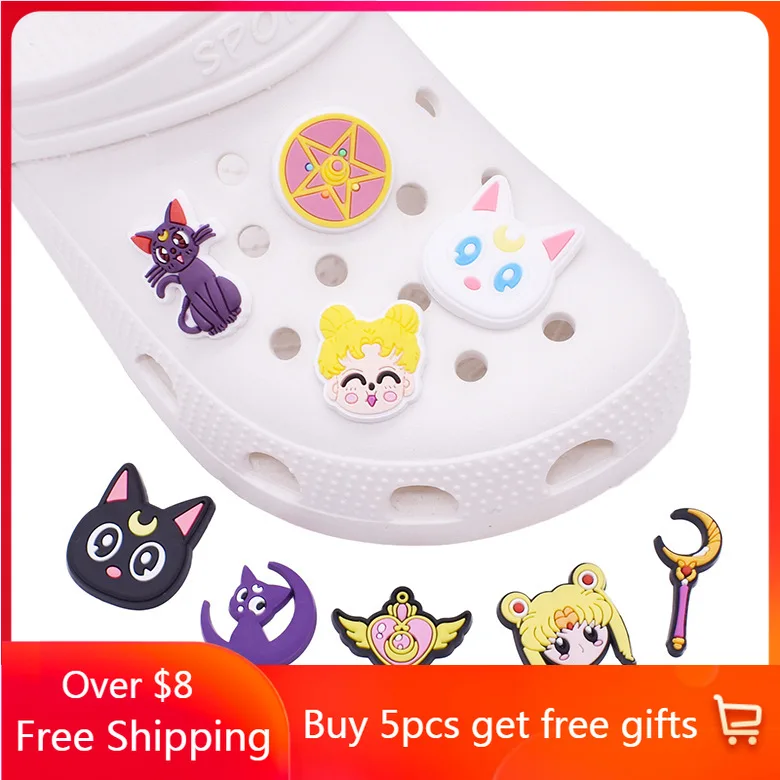 

10/25 шт., декоративные подвески для обуви, из ПВХ