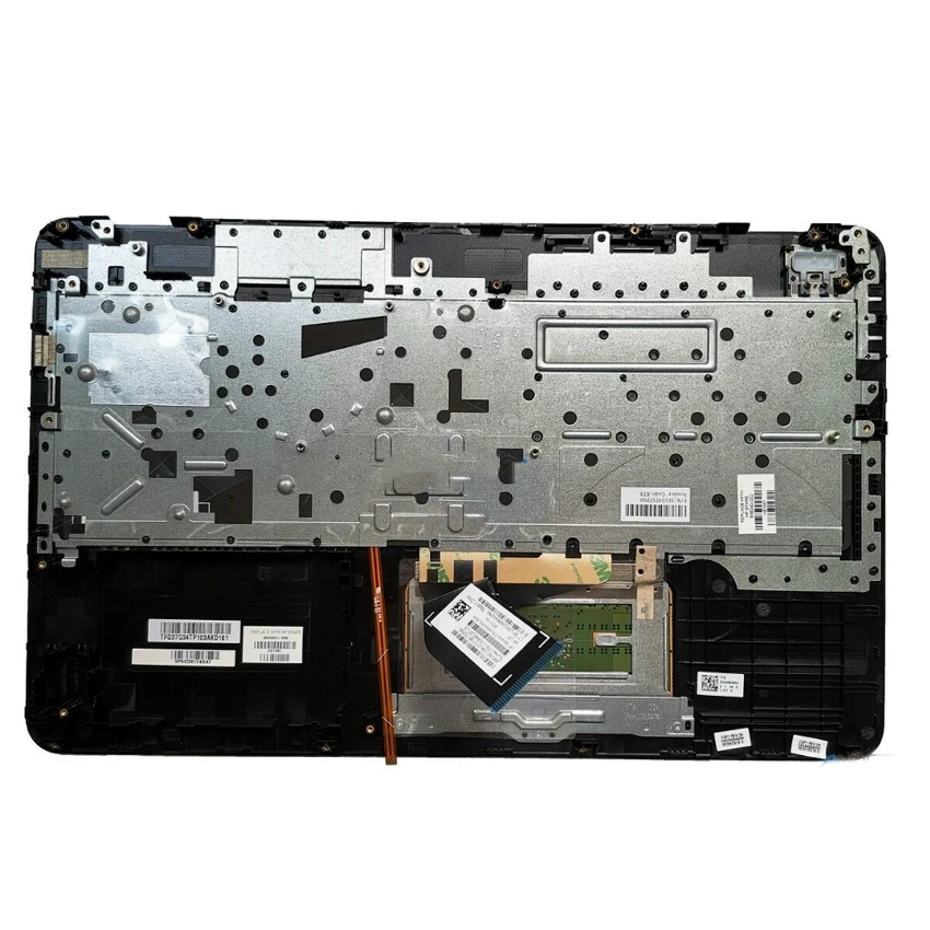 856040-001 для hp павильон 15-AU 15-AW палмрест верхняя крышка клавиатура с подсветкой черные золотые полосы
