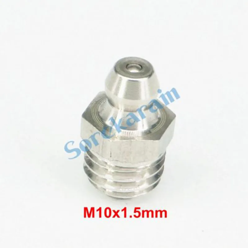 M10 x 1 5 мм Метрическая Мужская смазка из нержавеющей стали зерк фитинг для