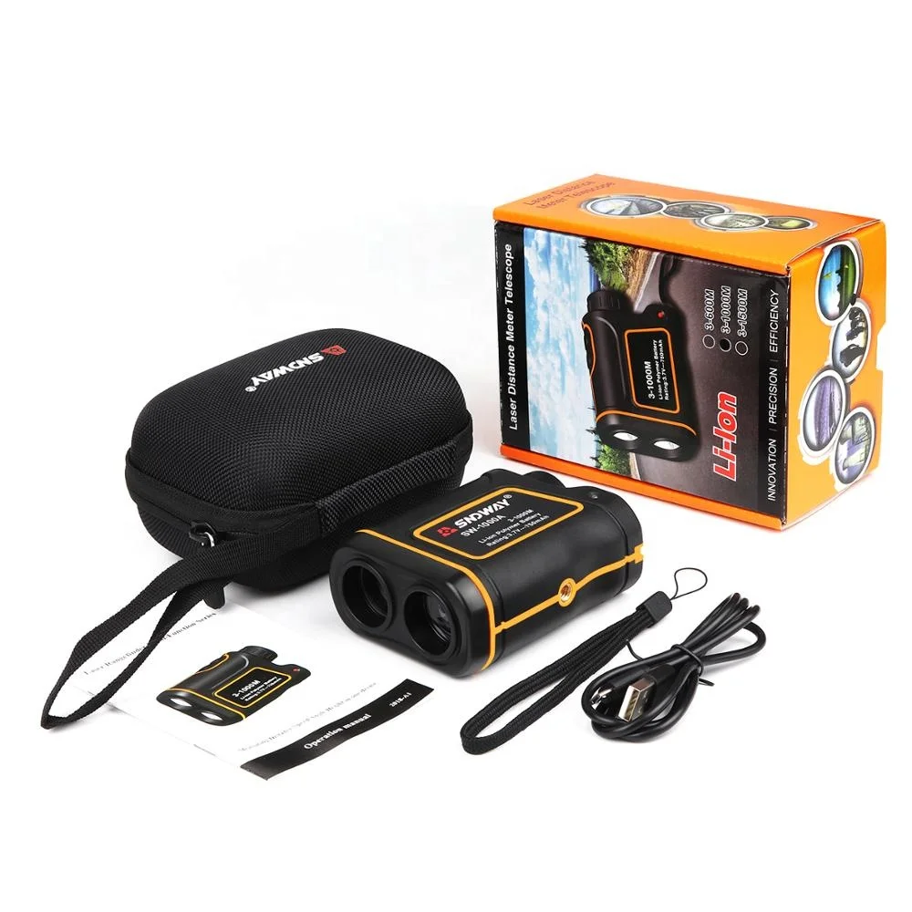 

Telescope Laser Rangefinder 1000m Laser Distance Meter 7X Monocular Golf hunting Measuring Distance Speed Angle Height in one