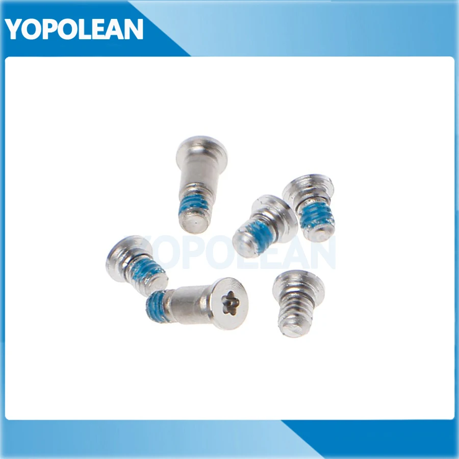 5 компл./лот новые серебряные Нижние Винты для нижнего корпуса Набор MacBook Pro 13