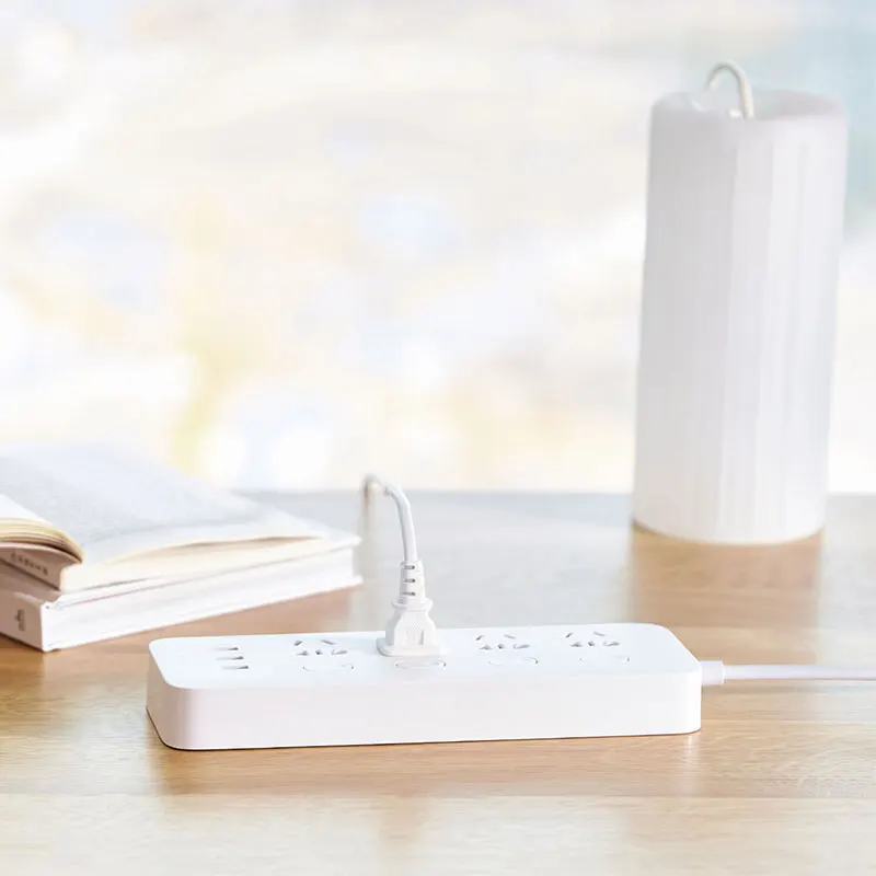 Оригинальный блок питания Xiaomi Mijia 4 розетки отдельных переключателя управления 5