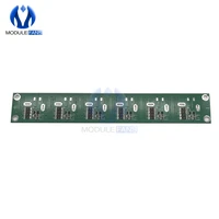 6pcs super farad capacitor single row based balancing protection board 2 5 3v 360f 400f 500f 650f 700f capacitor protection