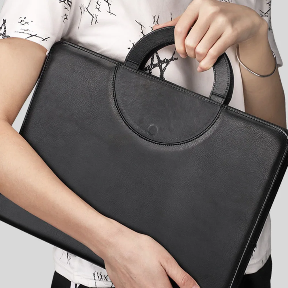 

Portfolio Case Conference Folder Executive Business Padfolio with Zipper