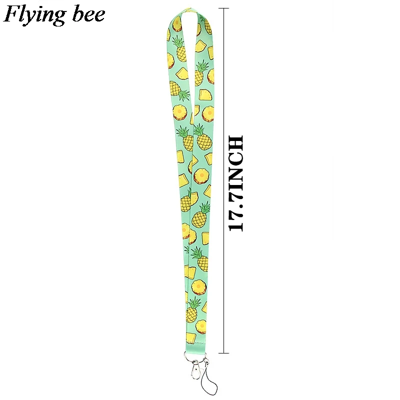 Flyingbee брелок в виде ананаса мультяшный милый ремешок для телефона женские модные