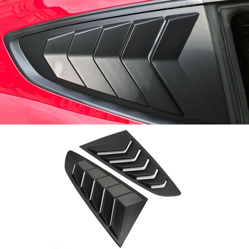 

2 шт., накладки на окна заднего вида для Ford Mustang 2015 2016 2017 2018 2019