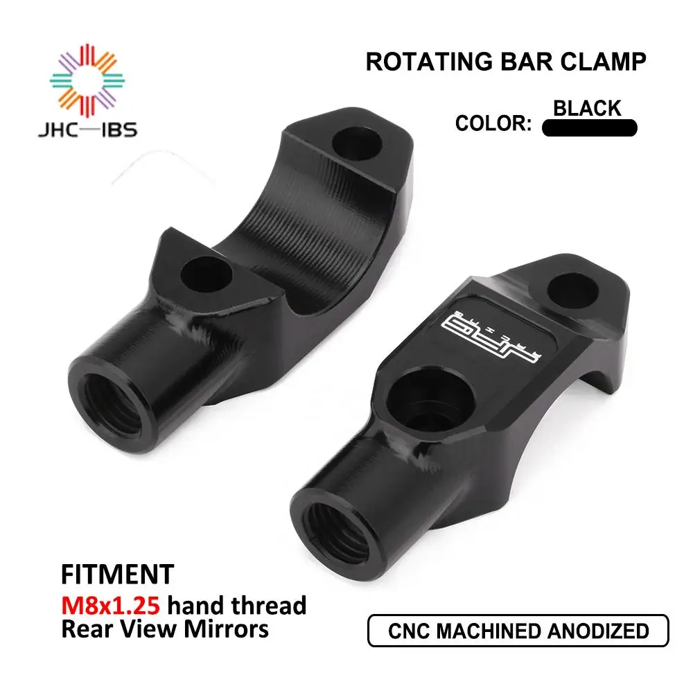 

Motorcycle CNC Aluminum M8x1.25 Mirror Base Rotating Bar Clamp For Hand Thread Rear View KTM EXC XC SX YZ YZF CR KXF KX WR