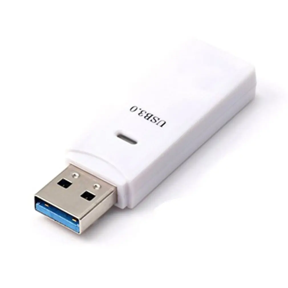 USB 3,0 высокоскоростной многоинтерфейсный считыватель карт памяти Адаптер для Micro SDXC TF T-Flash ридер поддерживает SDXC 64G - Цвет: white