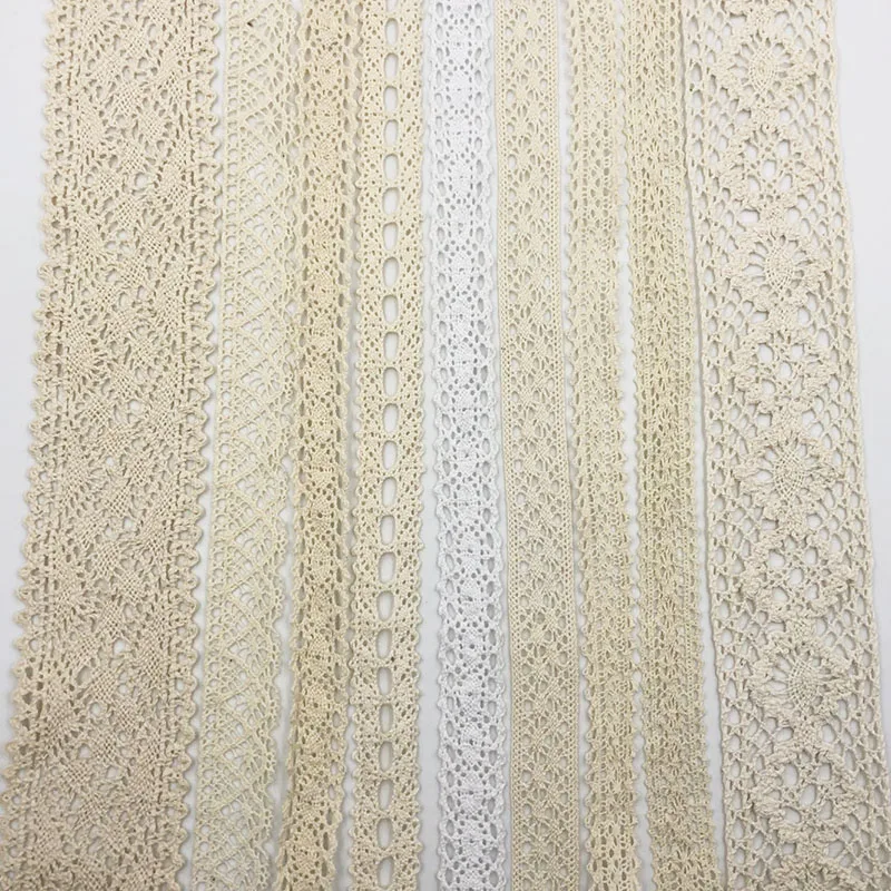 5 ярдов в партии плетеная хлопковая кружевная отделка шитье сделай сам занавеска