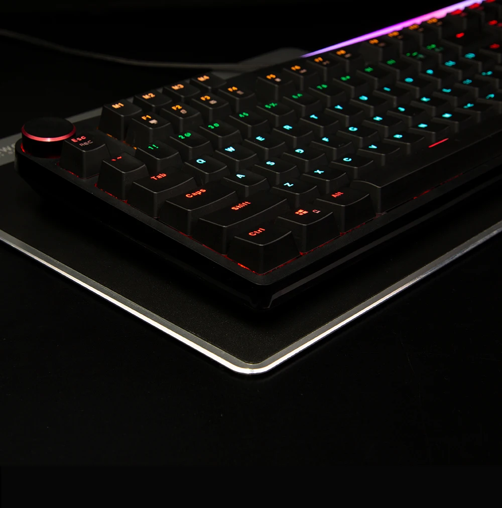 Русская/английская модель игровая механическая клавиатура RGB с подсветкой 112 клавиш оптическая ось USB Проводная клавиатура для компьютерного геймера