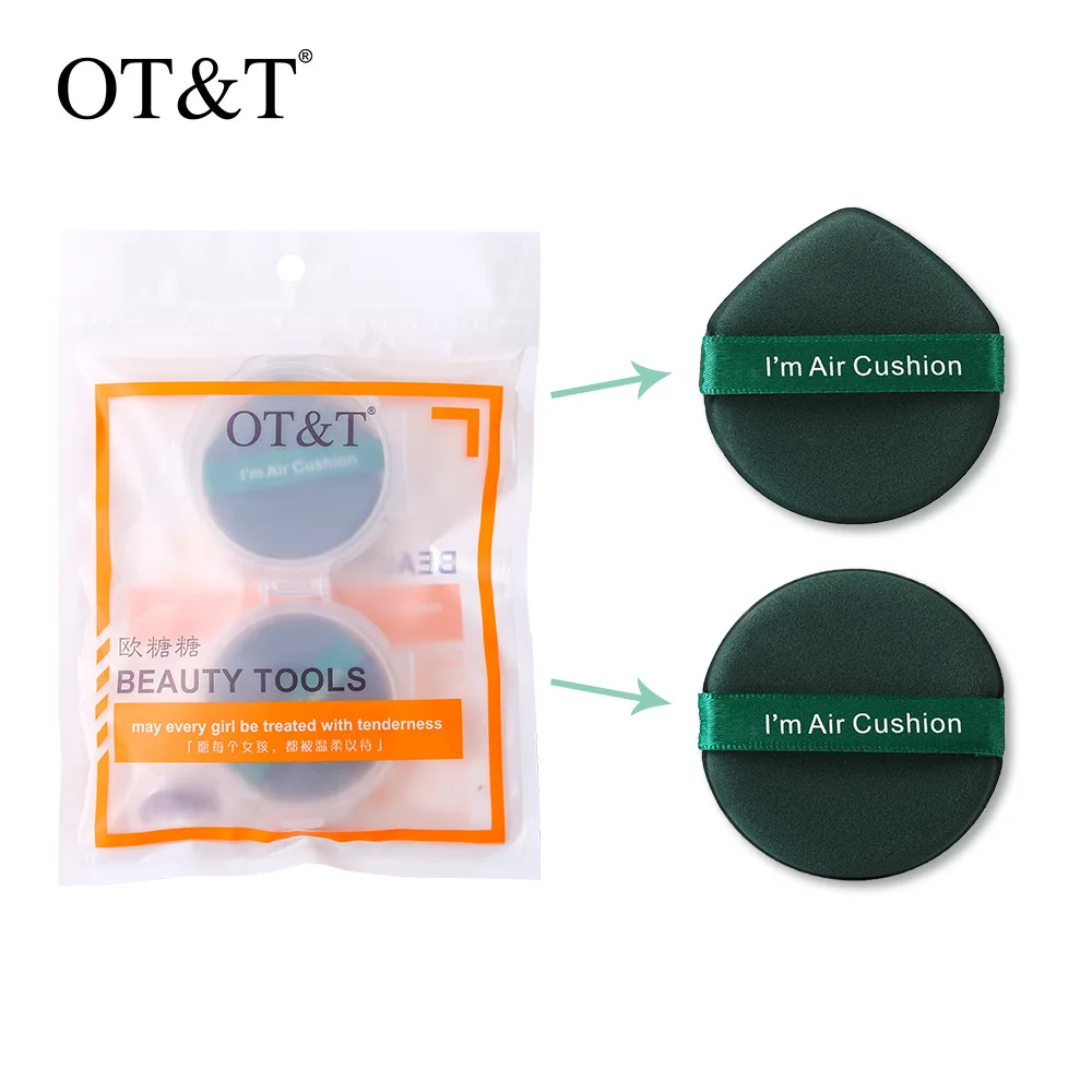 OT &amp T Европейский инструмент для макияжа пуховка пудры портативная пузырьковая