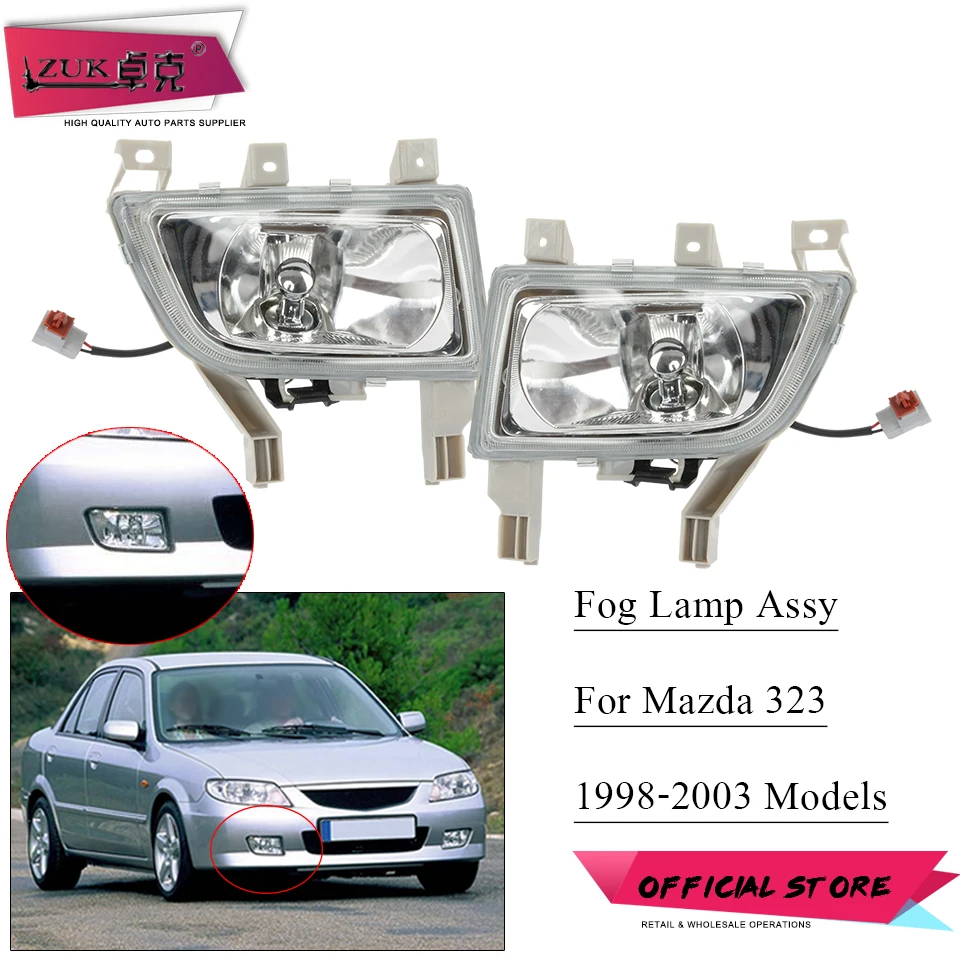 Противотумансветильник ры переднего бампера для Mazda 323 Protege BJ 1998 1999 2000 2001 2002 2003 |