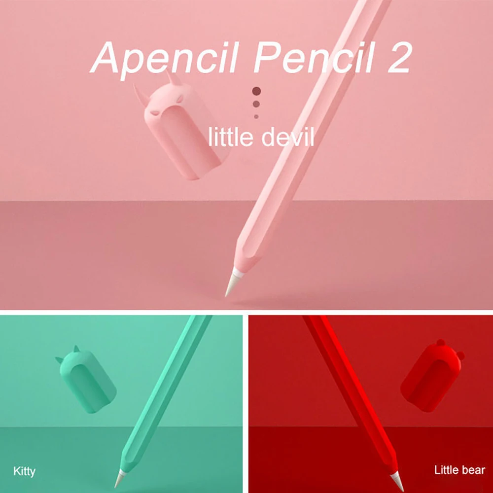 Чехол для Apple Pencil 2/1 чехол планшета iPad стилус мультяшный защитный рукав чехлы