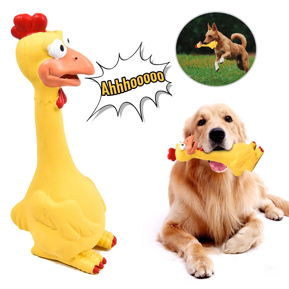 Питомец собаки пищащая игрушка для собак чистка зубов милый кричащий курица