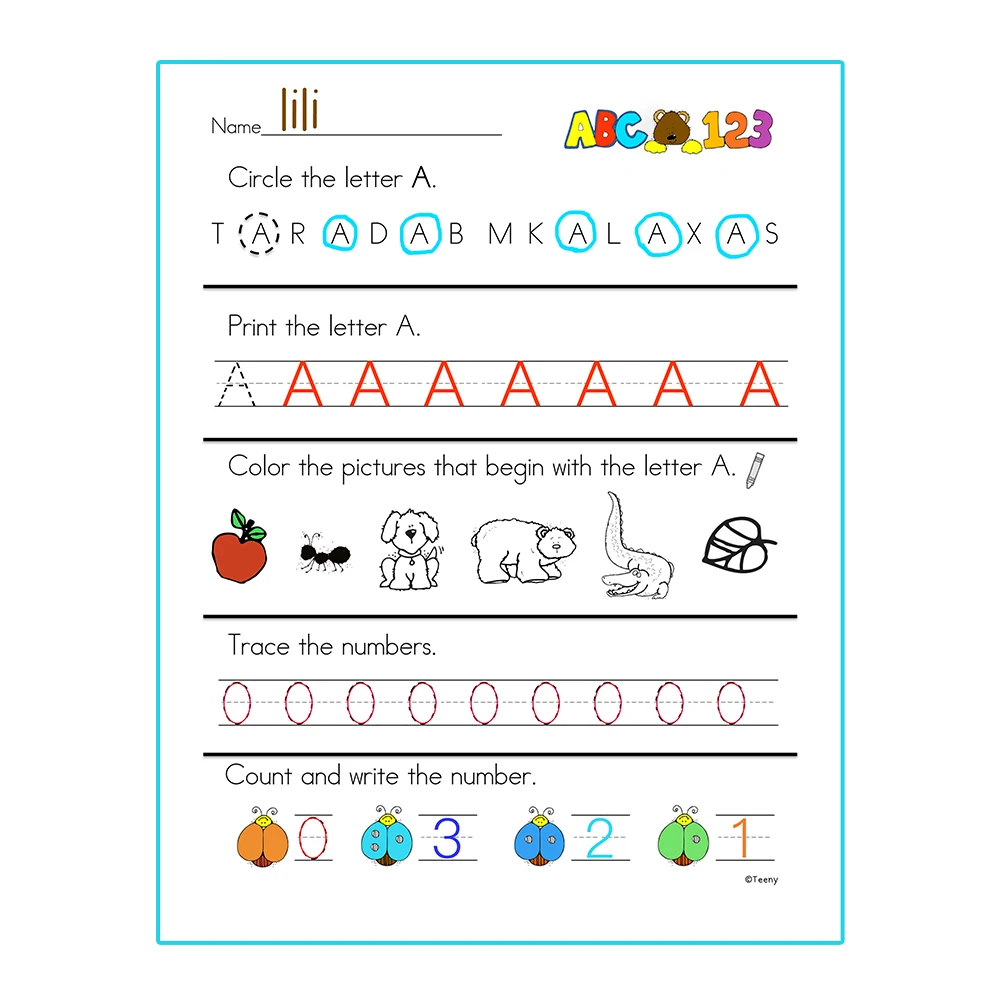 Утренняя работа 26 букв алфавита рабочая книга для занятий домашним заданием