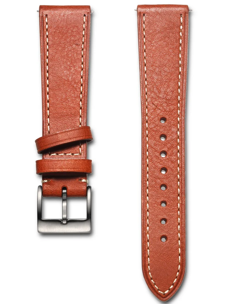 HEMSUT Italy Genuine Cow Leather Watch Band For Man Vintage Soft Wrap Handmade Leather Watch Straps Quick Release  22mm18mm20mm