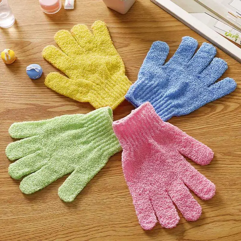 Ванна с пятью пальцами полотенце в виде перчатки для ванны душа конфетных цветов