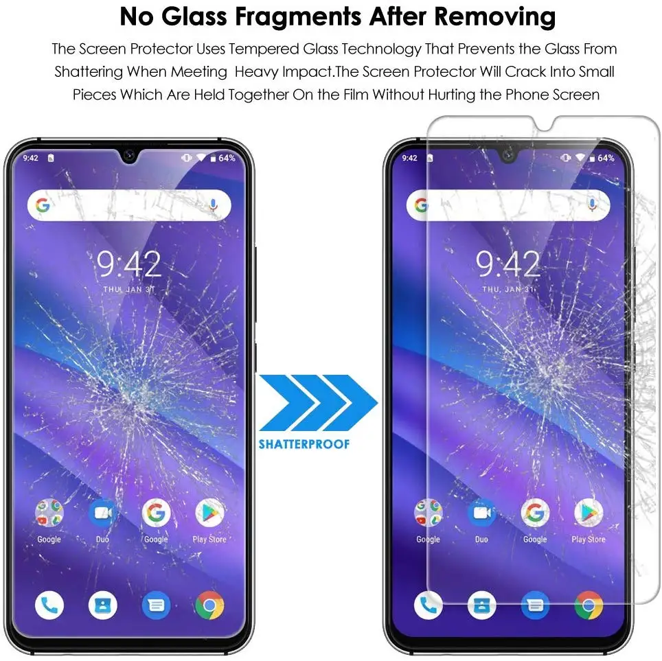 Закаленное стекло для UMIDIGI S3 Pro Защитная пленка экрана закаленное 6 3 дюйма F1 |