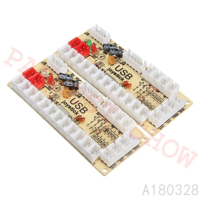 2 шт./лот аркадный USB энкодер Fight Stick Raspberry Pi джойстик Кнопка PC MAME Ретро пирог Zero Delay 5V