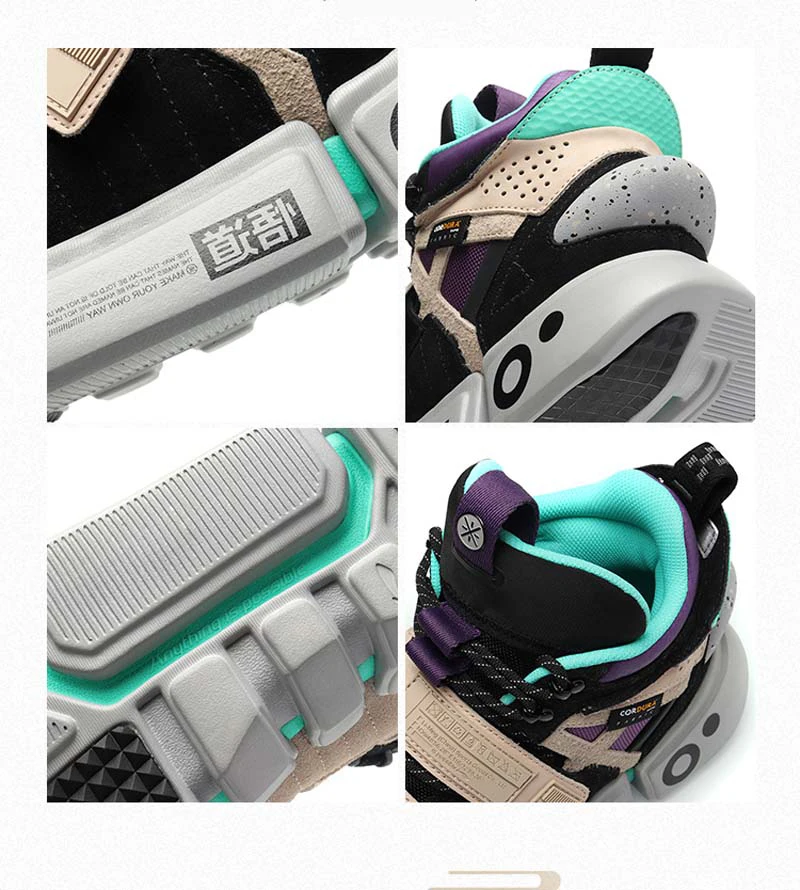 Li-Ning FW мужские ESSENCE ACE+ Wade Culture обувь Прочная натуральная кожа подкладка Спортивная обувь Кроссовки AGWP027 XYL243