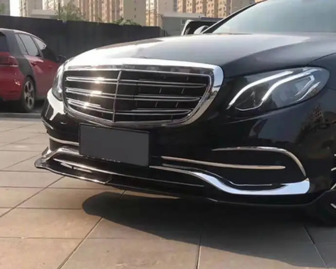 W221 ABS хромированный автомобильный передний бампер гоночная решетка радиатора