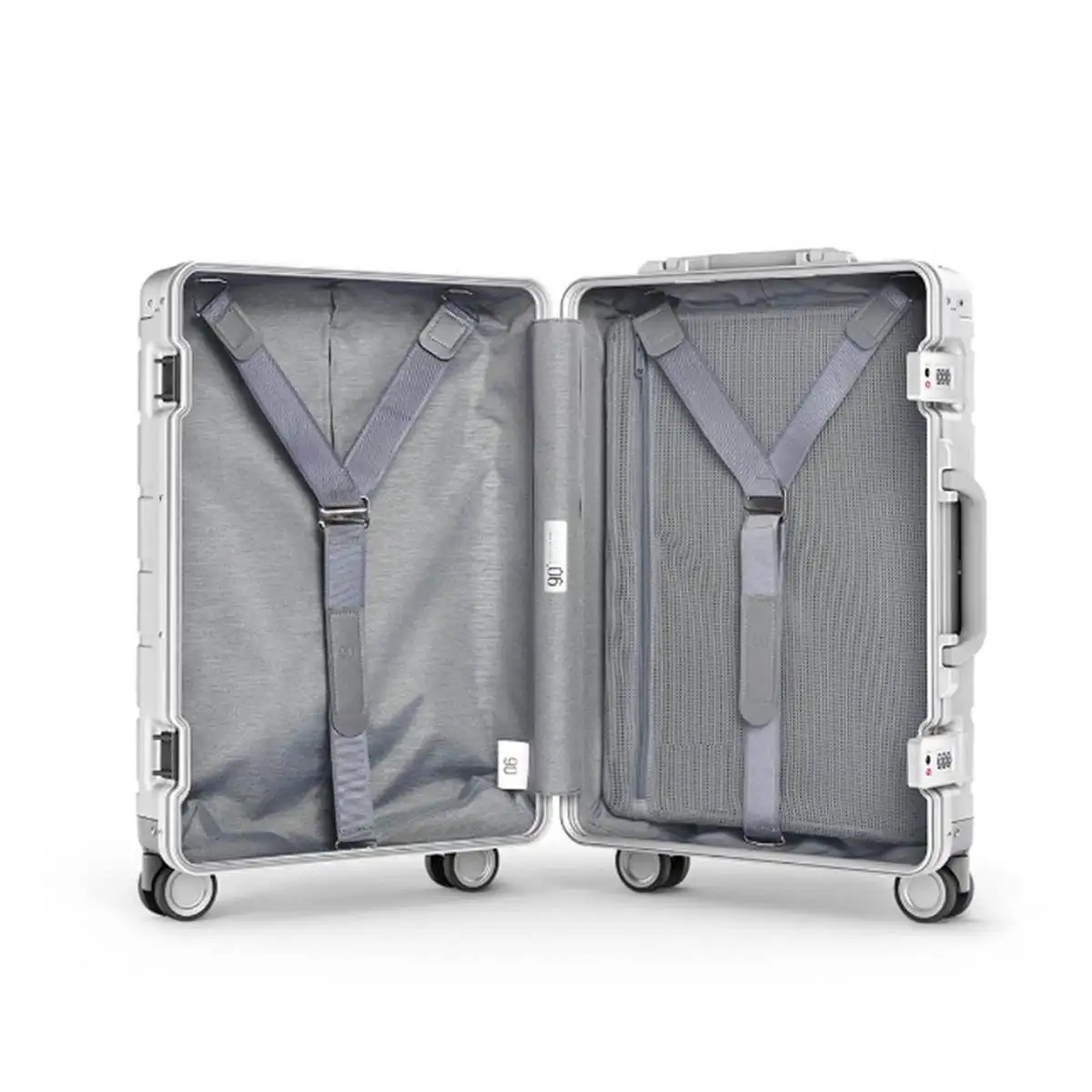 20 дюймов Дорожный чемодан 31л алюминиевый сплав прочный большой объем пароль