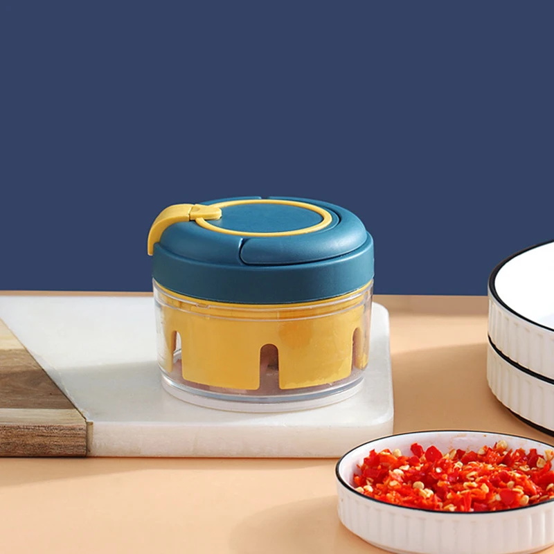 

Многофункциональный ручной измельчитель овощей мощный руководство потянув Еда измельчитель для резки различных Еда s Кухня приспособлени...