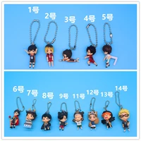 haikyuu volleyball boy hinata shoyo kageyama tobio crow key pendant cute figurine collectible toys for children birthday gifts