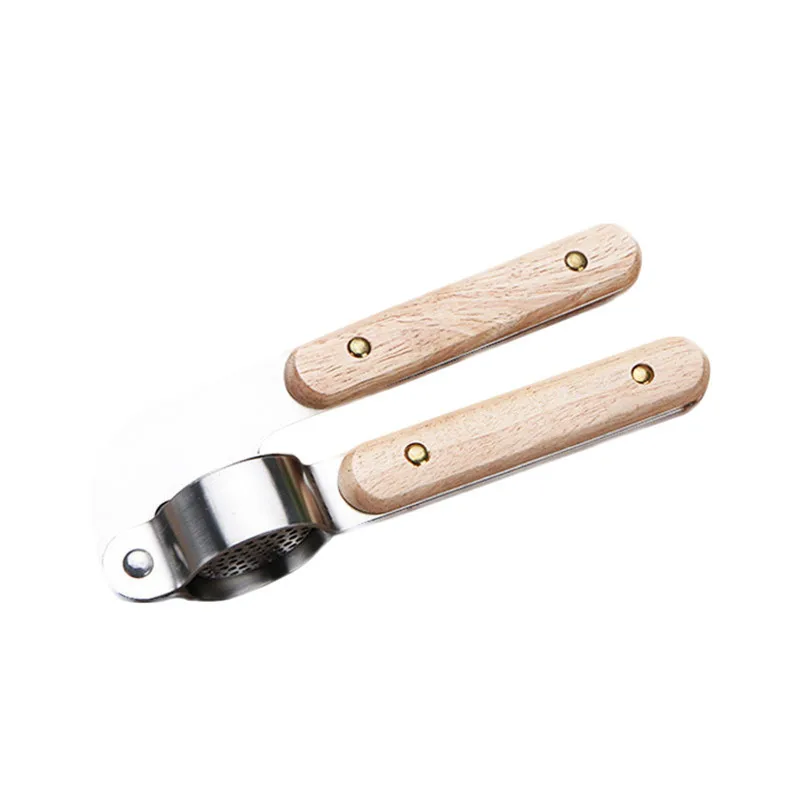 

Stainless Steel Garlic Press Garlic Ginger Squeeze Crusher Slicer Tool