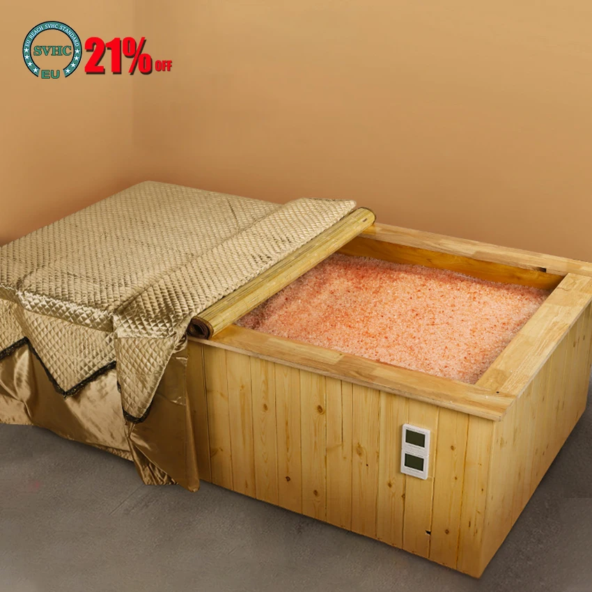 

220V Commercial Sand Therapy Bed Beauty Salon Physiotherapy Bed Health Sweat Steaming Sauna Household Salt Therapy Sauna Room