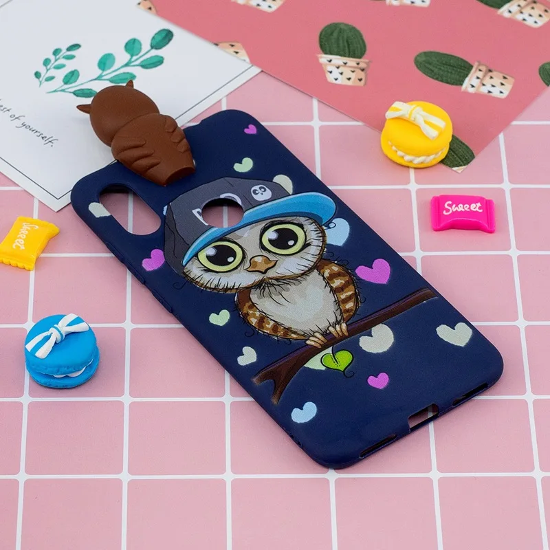 Чехол для Xiaomi Redmi Note 6 Pro чехол 3D игрушки панда кошка мультяшный силиконовый Xaomi Xiomi