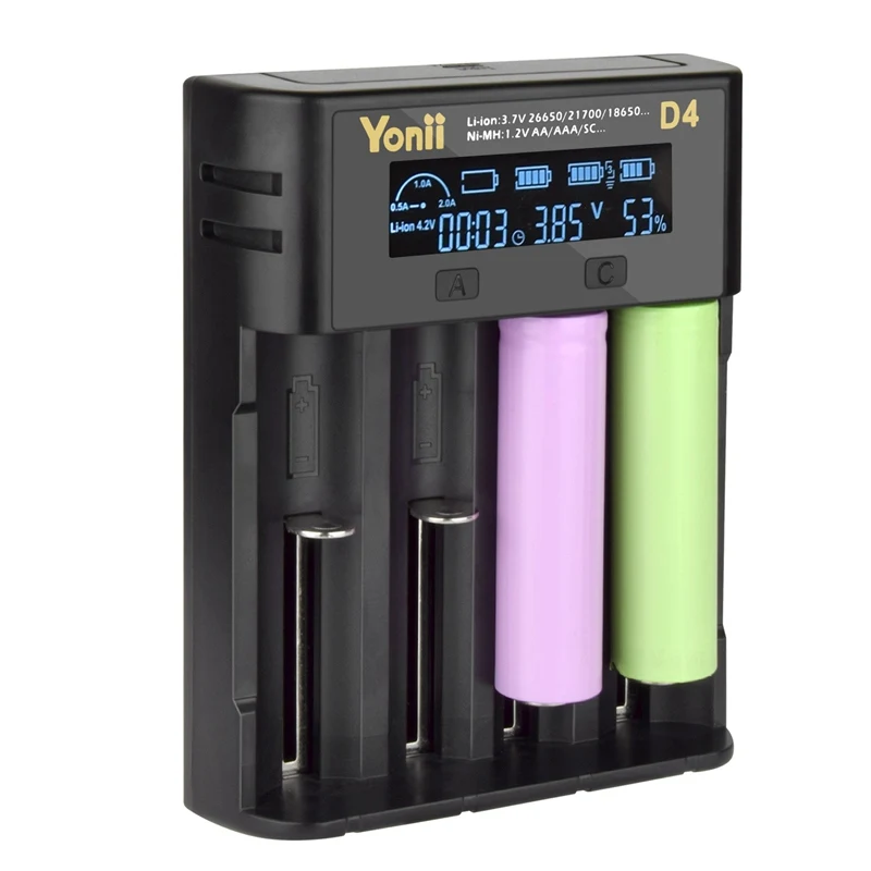 

18650 LCD Battery Charger Digital Show Battery Box DIY Lithium Battery Charger Box for Li-ion Battery