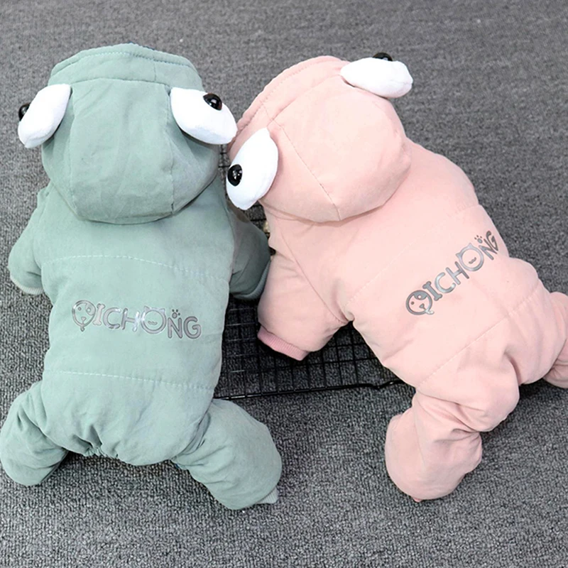 

Комбинезоны для домашних животных, теплые Утепленные Пальто для собак, куртка, толстовки для домашних животных, одежда для чихуахуа, наряд д...