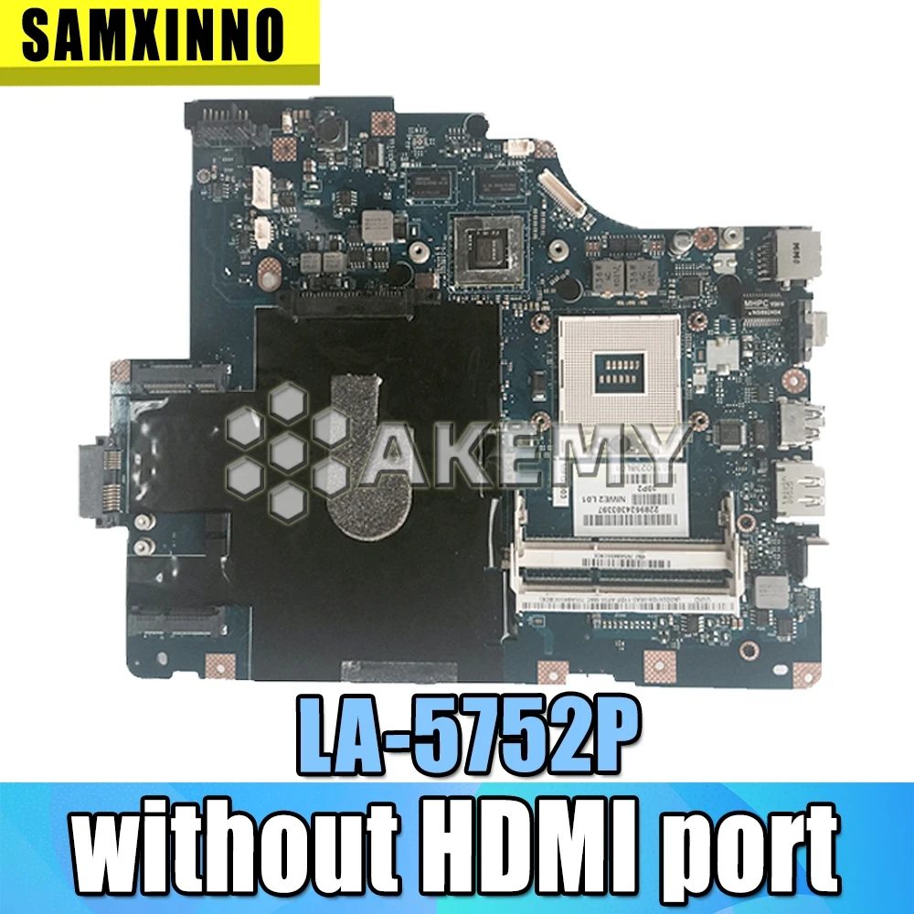 Основная плата для For Lenovo G560 Z560 NIWE2 LA 5752P Rev: 1 0 материнская ноутбука с видеокартой