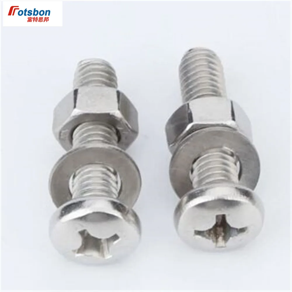 

M3/M4 Screw nut Cross Recessed Screws Kit Vis Inoxydable Parafusos Inox schroeven Tornillos Parafuso Tornillo Schrauben DIN6900