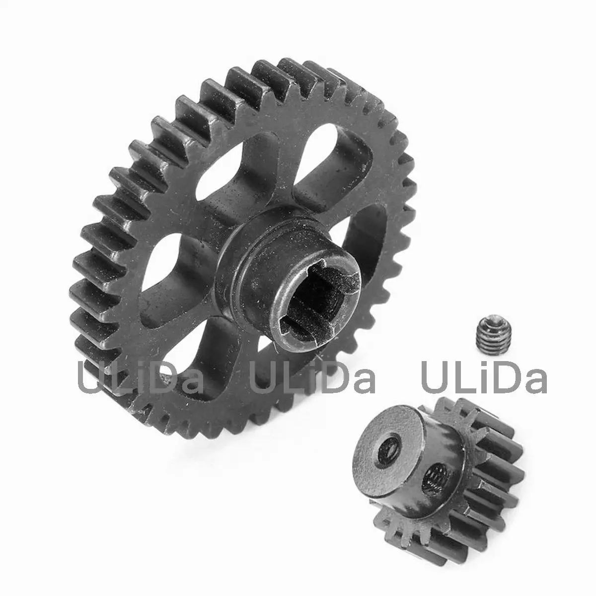 

Metal Diff Main Gear 38T + Motor Pinion Gear 17T For 1/18 WLtoys A949 A959 A969 A979 K929 Short Course Truck Upgrade Parts