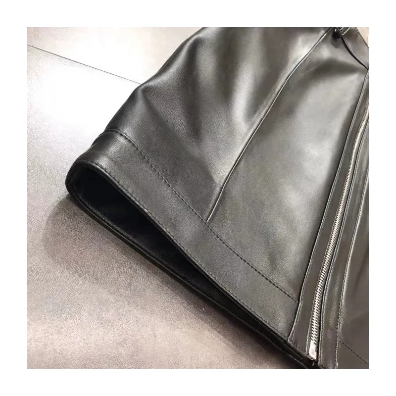 

Genuine leather skirt women 2020 new fashion pencil mini skirt sexy high waisted black real sheepskin skirts womens WY20015