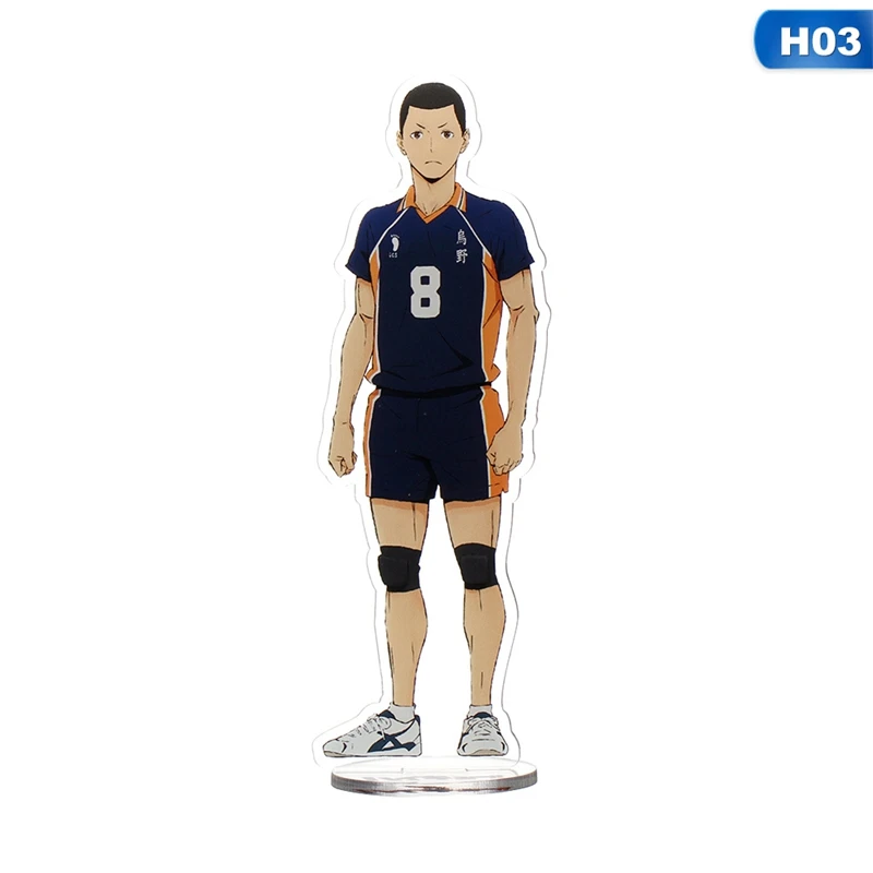 15 см Аниме Haikyuu! Акриловая настольная подставка фигурки из аниме подарки для