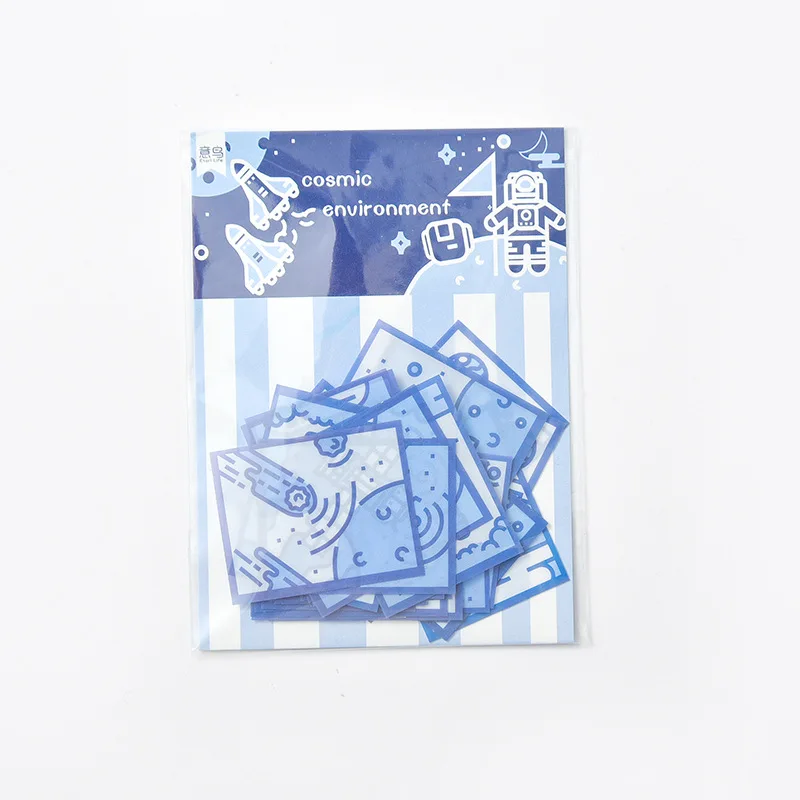 

30sheets/set Sticker Set Space Series Diy Cute Stickers Ins Style Scrapbooking School Suppliers Stationery Art Supplies