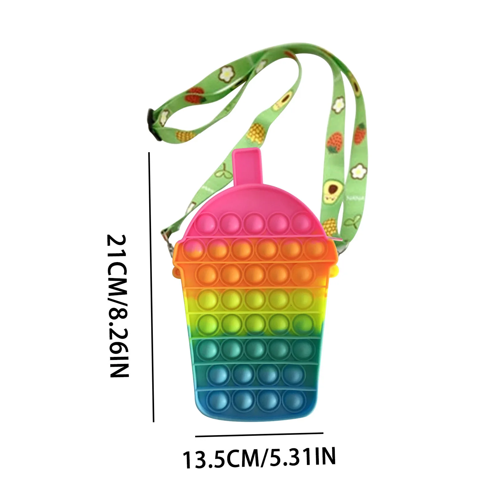 

Соломенная Сумка для хранения игрушек Fidget Bubble, силиконовая сумка для декомпрессии Brinquedo, простая сумка для снятия стресса