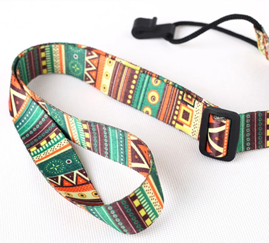 nationalen stil druck akustische folk gitarre straps einstellbare ende elektrische gitarre bass ukulele straps gürtel free global shipping