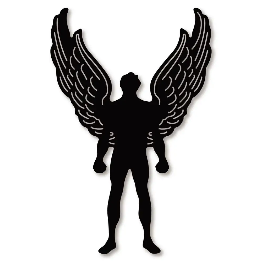 Металлические режущие штампы Крылья Ангела трафареты для DIY Скрапбукинг