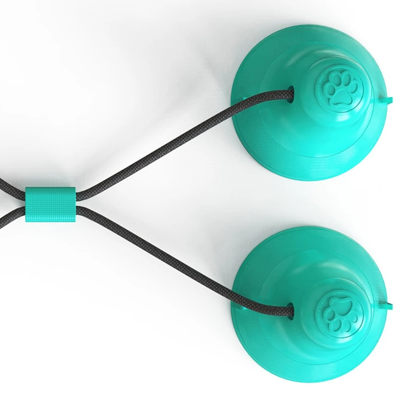 

Dog Molar Toy Multifunction Pet Chew Toys Double Suction Cup Dog Pull Ball for Dogs Cleaning Tooth Food Dispenser