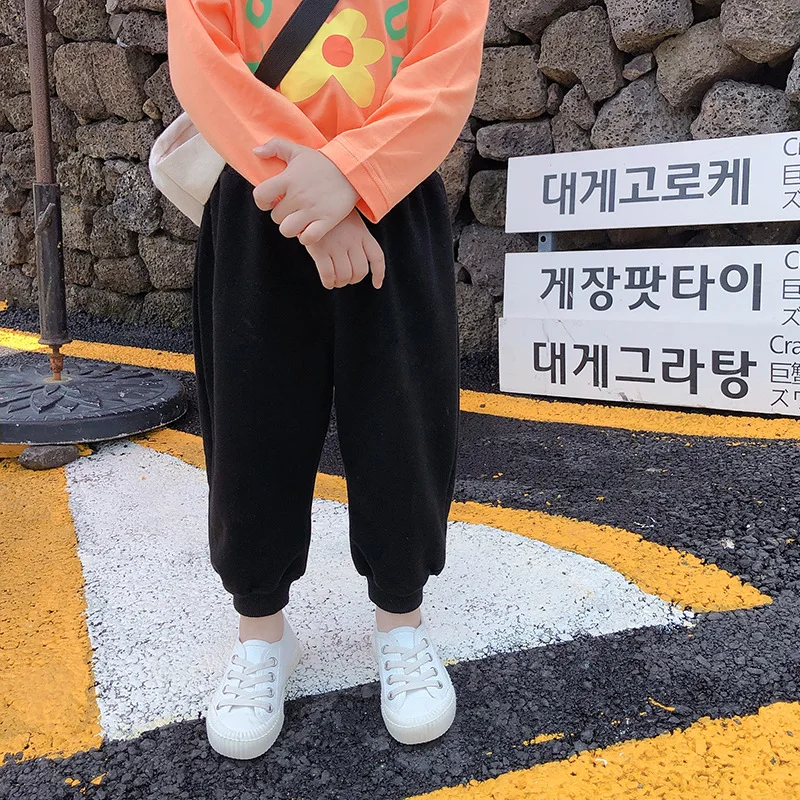 Осень 2019 новые детские брюки детская одежда оптовая продажа повседневные штаны с