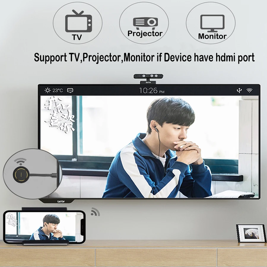 Mirascreen G14 2 4G/5G Miracast 4K беспроводной DLNA AirPlay TV Stick Wifi Дисплей Mirrorr Dongle приемник для IOS