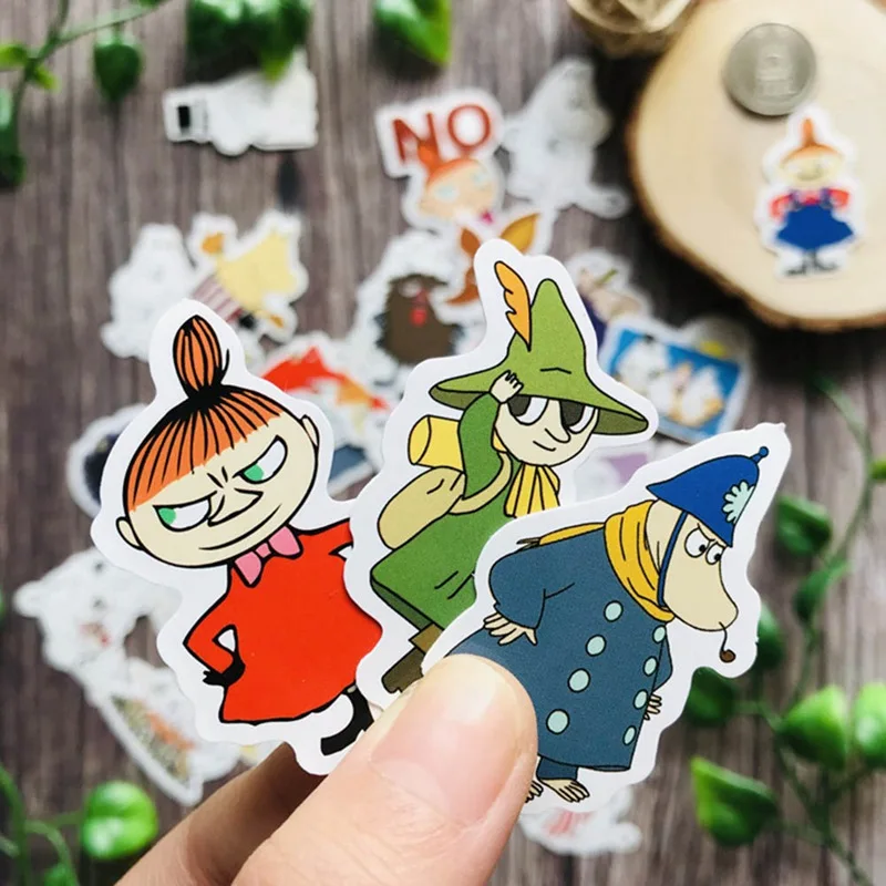 40 шт./компл. с мультяшным бегемотом комплект в виде милого героя аниме детского