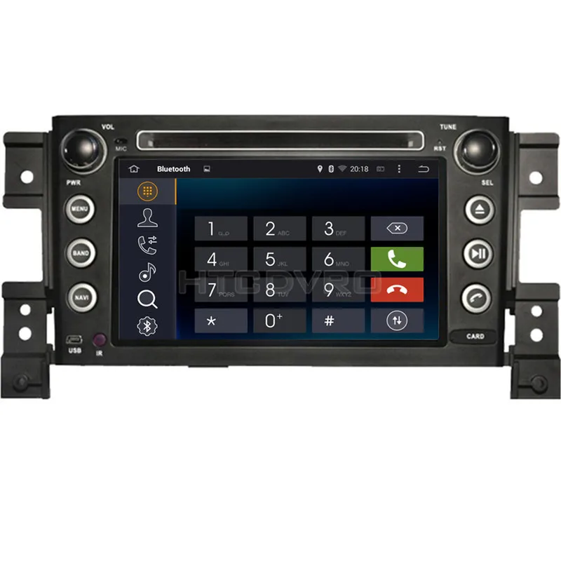 YMODVHT 7 дюймов 4G Восьмиядерный Android 9 0 1 автомобильный dvd плеер для Suzuki Grand Vitara 2005 2014GPS
